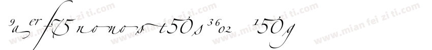 ZapfinoForteLTW02 Re字体转换